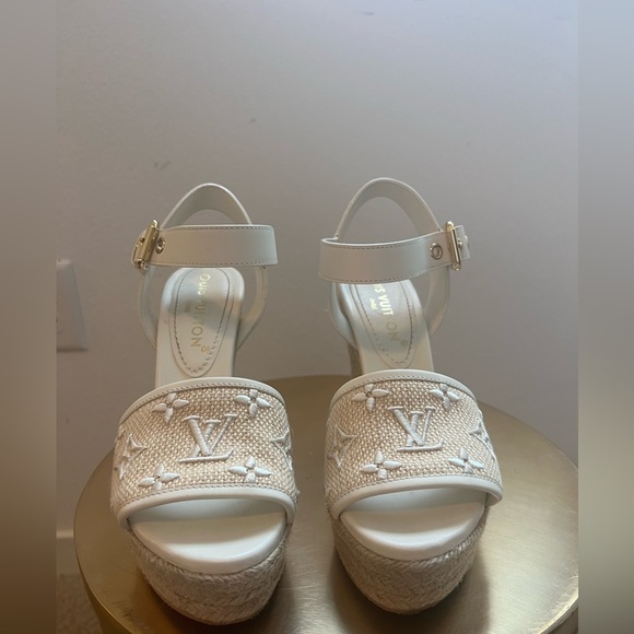 Louis Vuitton Starboard Wedge Sandal 8cm - Picture 4 of 8